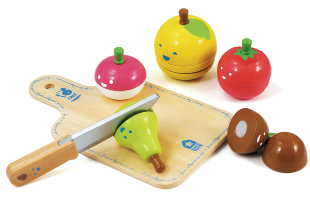 Jucarie din lemn Fructe si Legume de taiat, marca House of Toys 460166